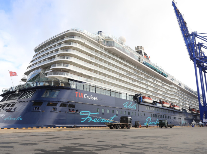 Luxury Cruise Ship Mein Schiff 6 Arrives at Colombo Port